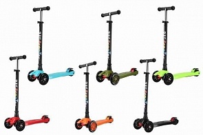 Самокат трехколесный с максимальной нагрузкой до 50 кг., в ассортименте (ROING SCOOTERS, RO203M)